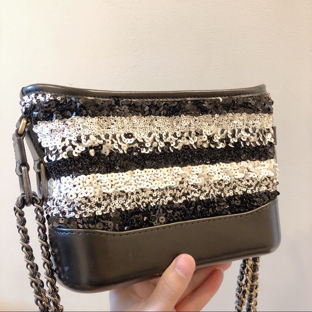 Chanel Sequin Calfskin Small Gabrielle Hobo bag - Picture 4 of 12